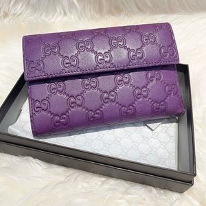 Gucci Vit. Tender GG Signature Continental Wallet (Firenze 1921)